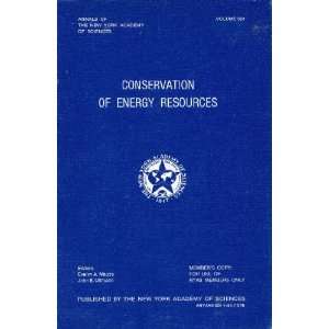  Conservation of Energy Resources (9780897660150) Evelyn A 