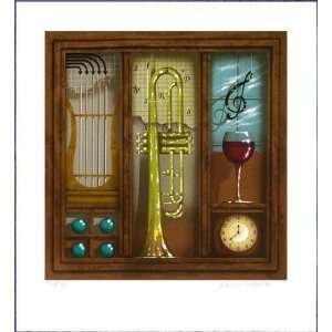  Music Box #3 Lithograph by James Carter LE (Litho Print 