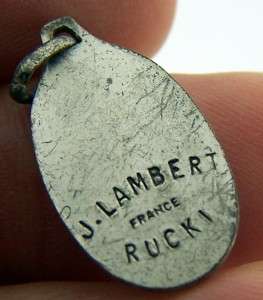 Silver J Lambert Madonna & Child Jesus Medal France  