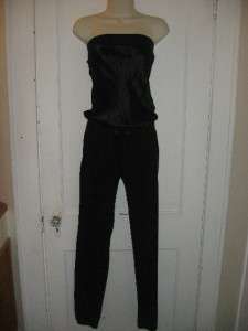 Juicy Couture Silk and Jersey Strapless Jumpsuit S 2 4  
