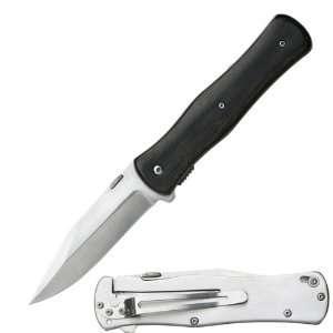 Stainless Steel Drop Point Blade Linerlock Folding Hunting 