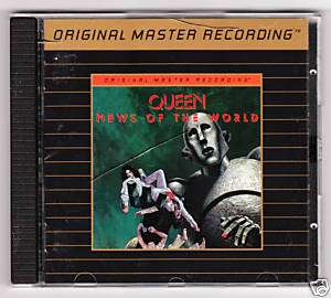 Queen News of the World MFSL 24 kt Gold CD RARE  