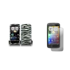  4G (T Mobile) Premium Combo Pack   Black and White Zebra Stripes 