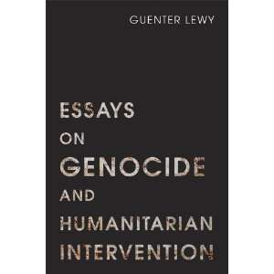 Essays on Genocide and Humanitarian Intervention (Utah 