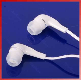   5mm Adjustable Volume Earbud Earphone Headset For iPod  MP4 White