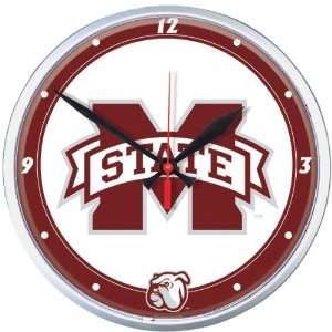 Mississippi State Bulldogs Round Clock 