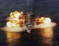 USS New Jersey BB 62 Navy 2004 Firing 16 Inch Guns  