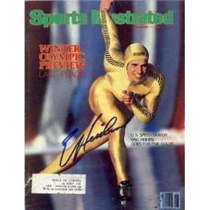 Eric Heiden autographed Sports Illustrated Magazine (Speed Skating 