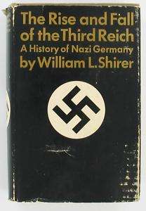 RISE AND FALL OF THE THIRD REICH W L SHIRER 60 HC BOOK  