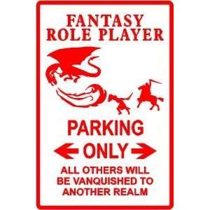 FANTASY RP PARKING * sign dungeon dragon 