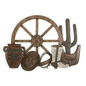  Country Western Metal Wall Art Decor Sculpture: Home 