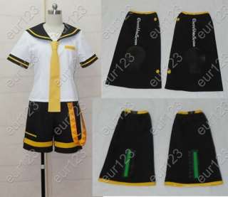 Vocaloid 2 Len Kagamine Cosplay Costume Custom  