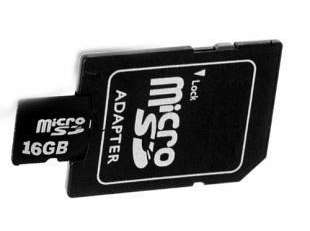 New 16GB Micro SD Card with Adapter ~ High Capacity Memory Card  
