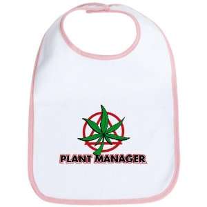    Baby Bib Petal Pink Marijuana Plant Manager: Everything Else