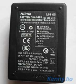 MH 65 MH65 Charger for Nikon EN EL12 Battery Coolpix S610 S610c S710 