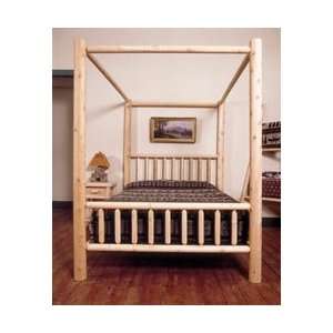  Queen Cumberland Bay Canopy Bed   Old Adirondack 271Q 