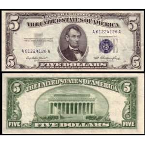  US Currency 1953 $5 Silver Certificate 