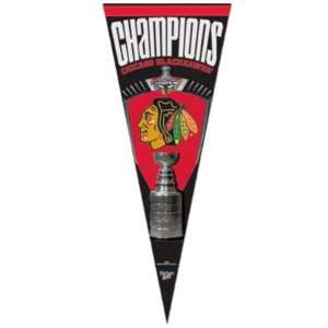 Chicago Blackhawks 2010 Stanley Cup Champions 12x30 Premium Pennant