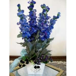  July Birth Month Flower   Dark Blue Delphiniums: Home 