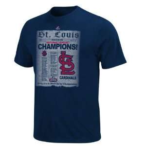   2011 National League Champions Sports Edition Roster T Shirt Sports