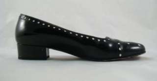 Adorable Bruno Magli Italian patent leather low heel shoes with a 