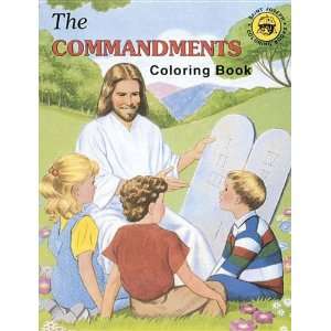  Coloring Book about the Commandments (9780899426884 