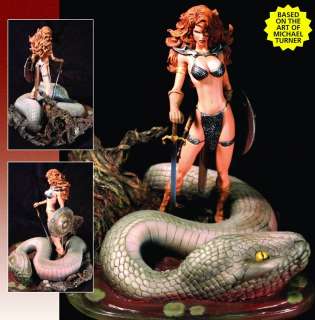 Red Sonja resized edition Michael Turner statue  