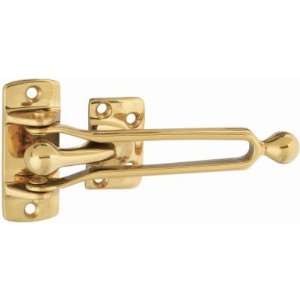   Mfg N198 044 Solid Brass Door Security Guard: Home Improvement