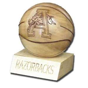  Arkansas Razorbacks Laser Engraved Wood Basketball Sports 