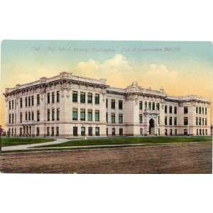   1915 Vintage Postcard High School Everett Washington 