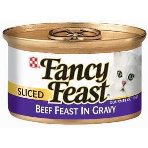  Fancy Feast Sliced Beef   24 Pack