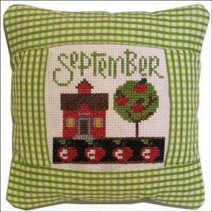  September 2011 Small Pillow Kit   Cross Stitch Kit: Arts 