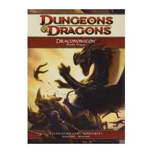 Draconomicon: Metallic Dragons D&D Supplement 4th (fourth) edition 
