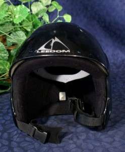 Nice Black LEEDOM USA Ski/Snowboard Helmet Sz 56cm ML  
