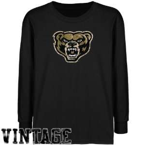  Oakland Golden Grizzlies Youth Black Distressed Logo 