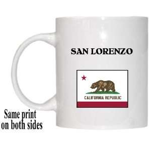   : US State Flag   SAN LORENZO, California (CA) Mug: Everything Else