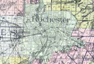 1912 Map Monroe County, New York. Rochester, etc.  