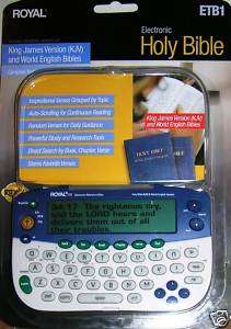 Royal Electronic KJV Text Bible ETB1 King James 022447391275  