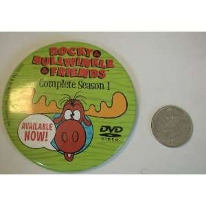  Rocky and Bullwinkle Promotional Button: Everything Else