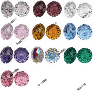   8mm For Swarovski Crystal Beads mixed color loose beads jewelry  