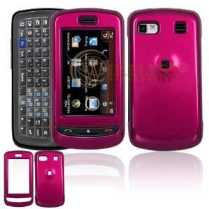  LG Xenon GR500 Cell Phone Solid Rose Pink Protective Case 