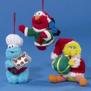  Sesame Street Plush Elmo Christmas Ornament: Home 