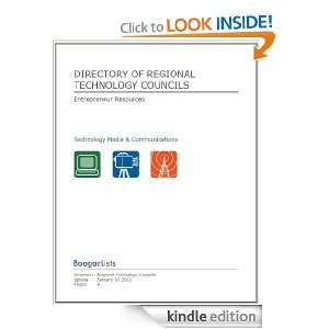 Directory of Regional Technology Councils (BoogarLists) Steve Boogar 