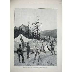   1888 Soldiers War Camp Russian Infantry Cossacks Army