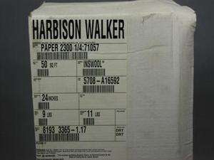 Harbison Walker Inswool 2300 1/4 Ceramic Paper   forge, oven, kiln 