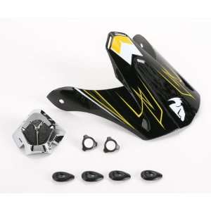  Thor Black/Yellow Accessory Kit for Thor Helmets 1320319 