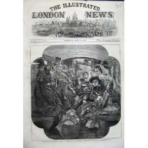  1859 Omnibus Life London Family Transport Egley Print 