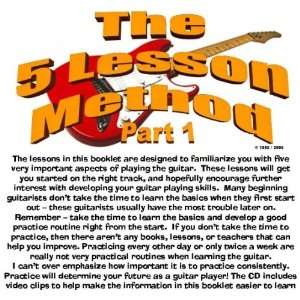   Lesson Method   Part One   Guitar Lessons AVCSS Guitar World Books
