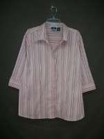   10 Womens STYLISH Button Up Shirts Size 3XL 22/24 CATO AND MORE  