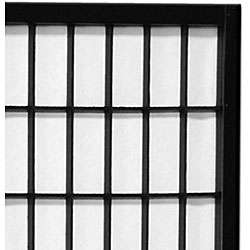 Wood/ Paper 3 foot 3 panel Miniature Windowpane Shoji Screen (China 